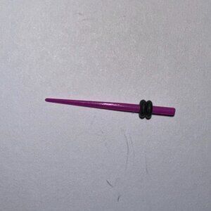One Purple 14 Gauge Uv Acrylic Gauge Taper